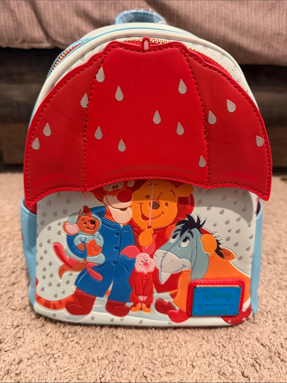 Loungefly Winnie the Pooh Rainy Day Mini Backpack
